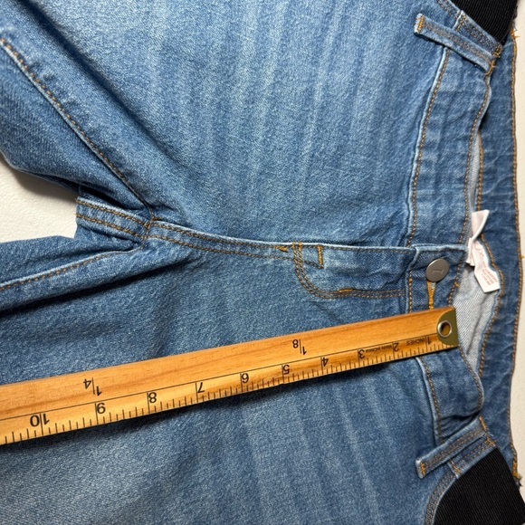 ISABEL MATERNITY JEANS WOMENS SIZE 6 UNDER BELLY STRETCH STRAIGHT LEG 90S Y2K - Picture 7 of 15